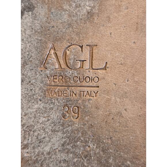 Attilio Giusti Leombruni AGL Denim & Snakeskin Sandal, Toe Loop Slide | 8.5 EUC - Picture 11 of 11